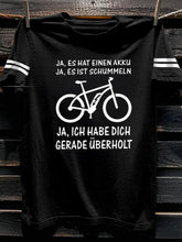 Herren Fahrrad fahren Bedrucktes Kurzarm-T-Shirt